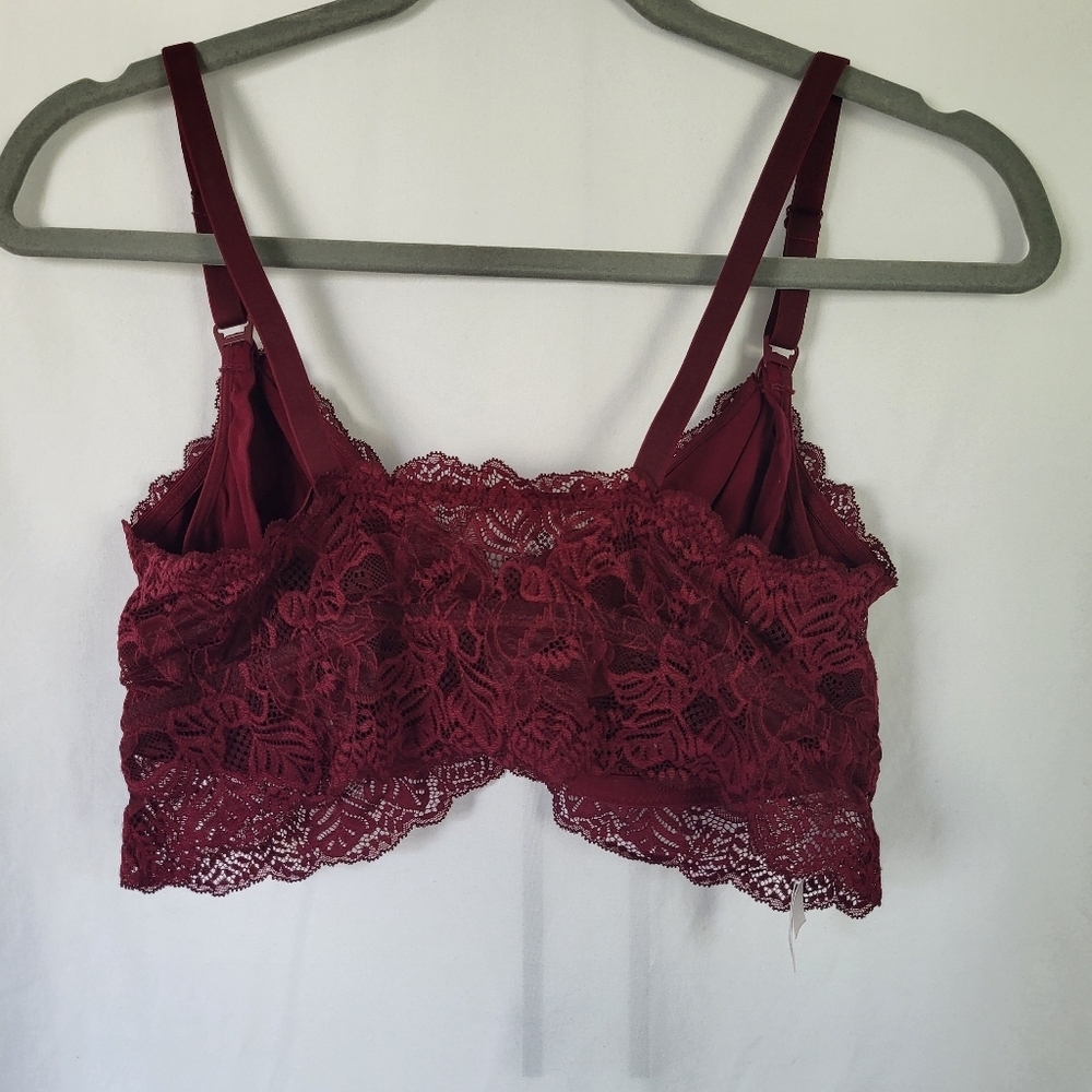Auden L Maroon Lace Nursing Bra - Picture 5 of 11